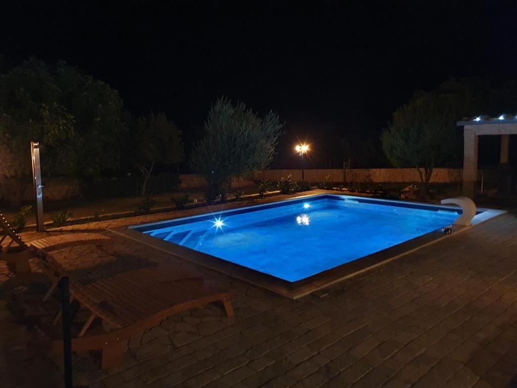 Villa Pag Dubrava Relax With Pool Bosana エクステリア 写真