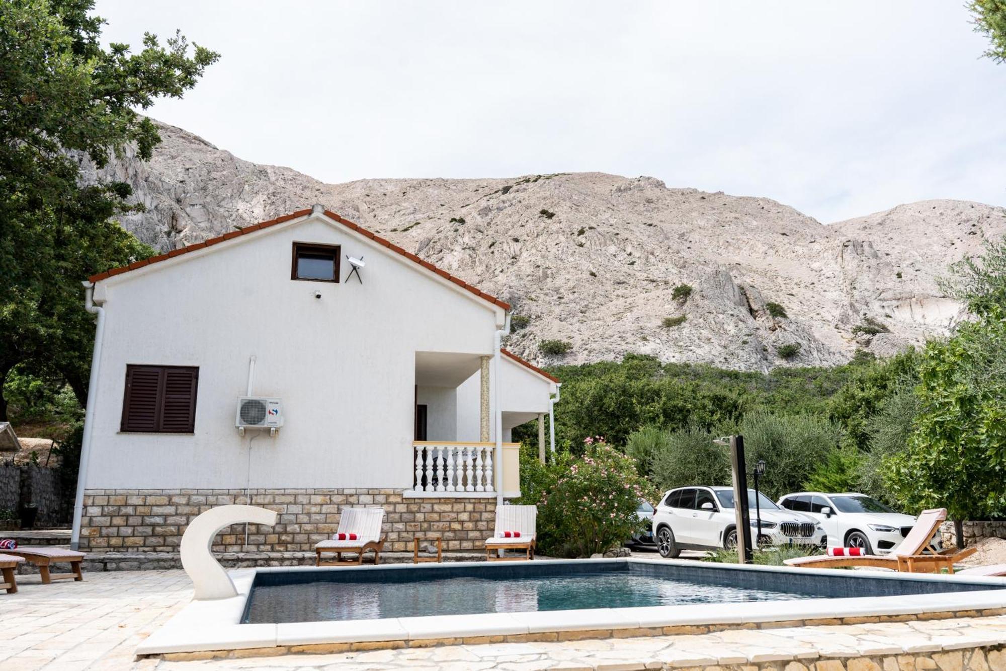 Villa Pag Dubrava Relax With Pool Bosana エクステリア 写真